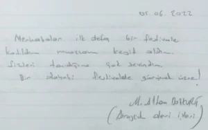 Merhabalar. İlk defa bir festivale katıldım, muazzam keyif aldım. Sizleri tanıdığıma çok sevindim. Bir dahaki festivalde görüşmek üzere.

M.Altan Bozkurt
Deri Sanatçısı