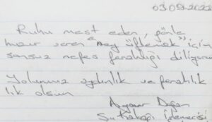 Ruhu mest eden, gönle huzur veren, "ney üflemek" için sonsuz nefes ferahlığı diliyorum. Yolunuz aydınlık ve ferahlık olsun.Aynur DoğanSu Kabağı İşlemecisi