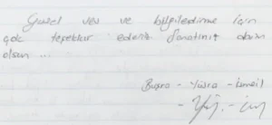 Güzel ses ve bilgilendirme için çok teşekkür ederiz. Sanatınız daim olsun...Büşra & Yüşra & İsmail