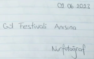 Gül Festivali AnısınaNur Fotoğraf